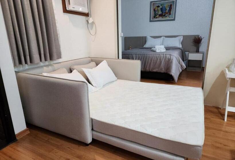 استودیو استاندارد با بالکن, Qi Intelligence Flat Ibirapuera