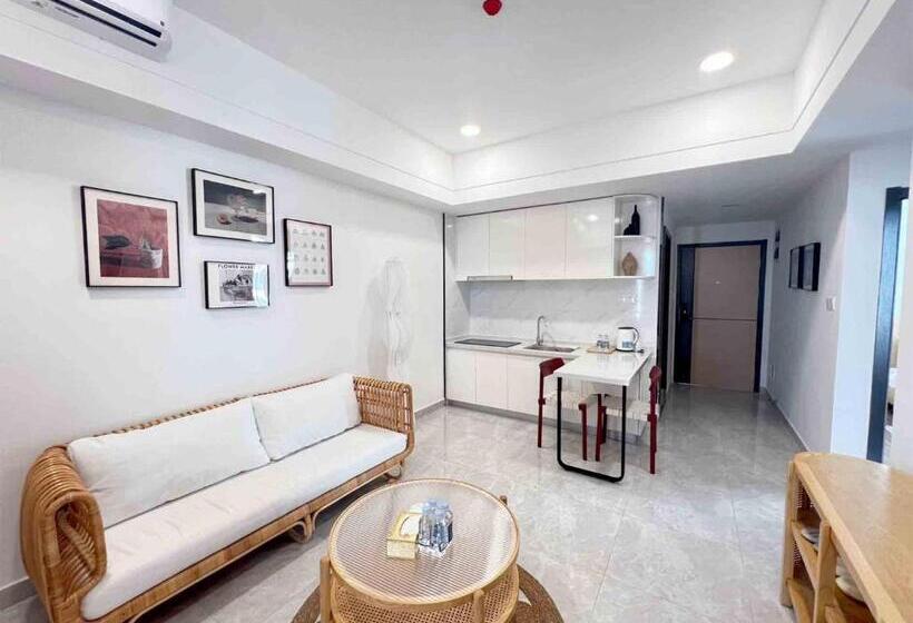 4인용 스탠다드 룸, 太子寰宇金海湾酒店公寓 Prince Golden Bay Hotle Residence