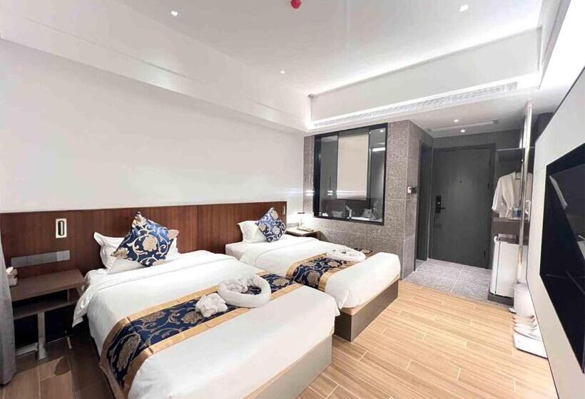 디럭스 룸, 太子寰宇金海湾酒店公寓 Prince Golden Bay Hotle Residence