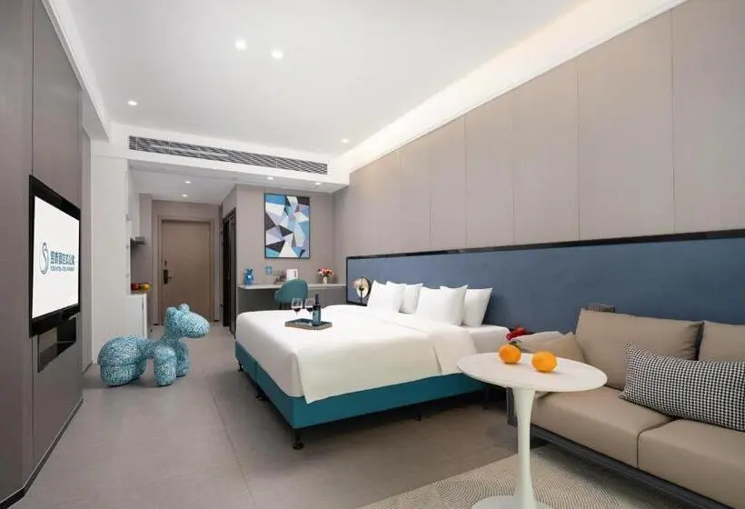 اتاق لوکس با تخت بزرگ, Yutai Hotel Apartment