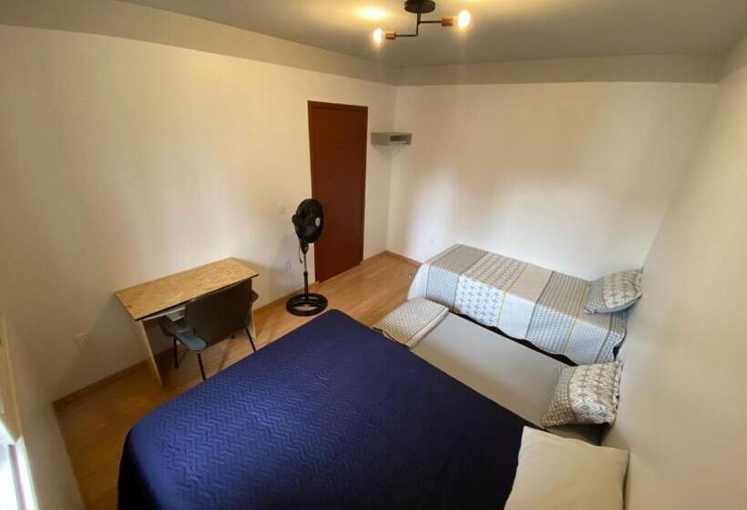 חדר משפחתי חדר אמבטיה משותף, Neighbor.hub Hostel & Coliving Floripa