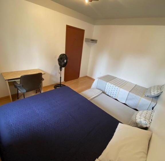 חדר משפחתי חדר אמבטיה משותף, Neighbor.hub Hostel & Coliving Floripa