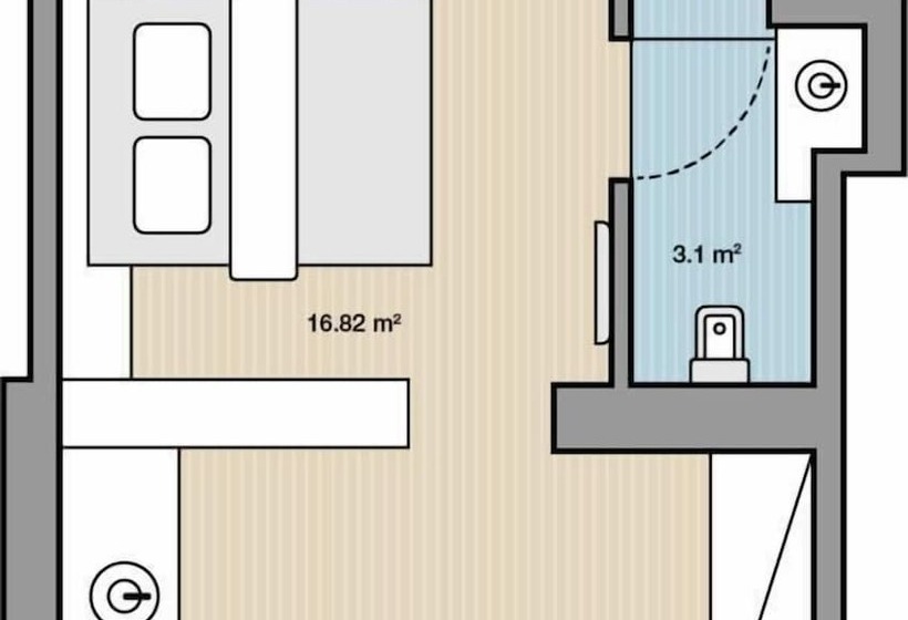 スタンダードルーム, Apart Hotel Laurus