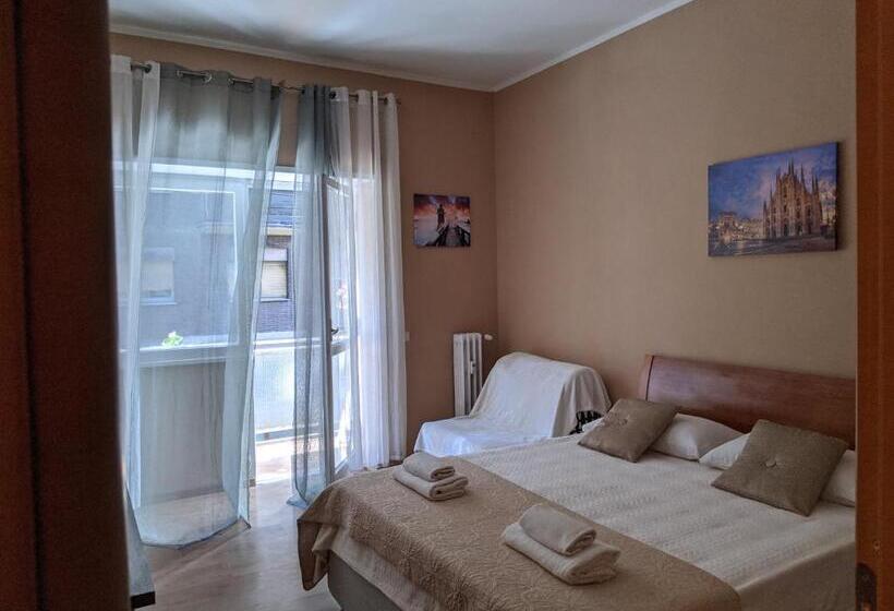 חדר סטנדרט לארבעה, B&b Bella Garbatella