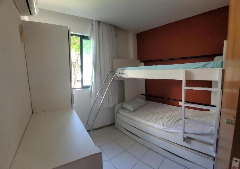 شقة غرفة نوم واحدة بالطابق الأرضى, Flat Térreo 2 Quartos Resort Marulhos B101 Muro Alto Porto De Galinhas