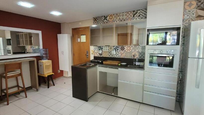 شقة غرفة نوم واحدة بالطابق الأرضى, Flat Térreo 2 Quartos Resort Marulhos B101 Muro Alto Porto De Galinhas