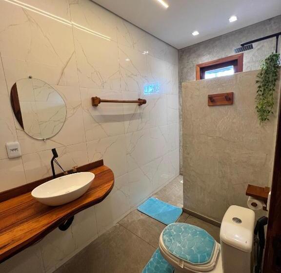 اتاق استاندارد سه تخته با بالکن, Pousada Varanda Amar   Icaraizinho De Amontada