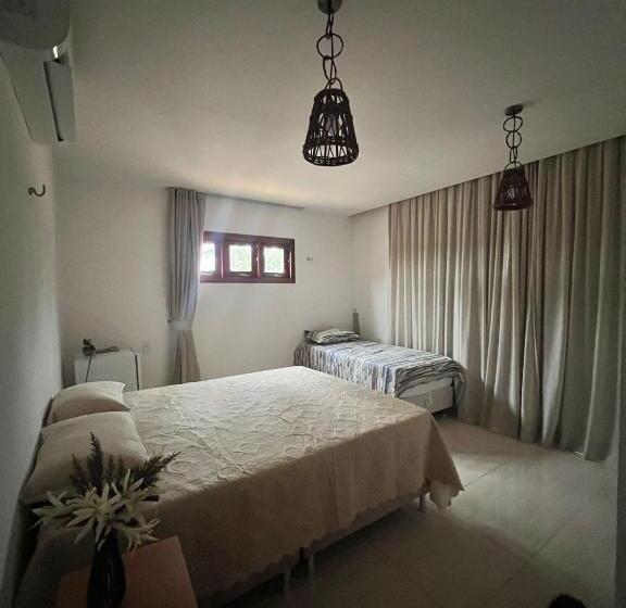 اتاق استاندارد سه تخته با چشمانداز استخر, Pousada Varanda Amar   Icaraizinho De Amontada