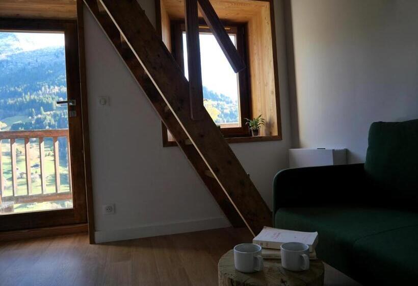 스탠다드 룸 산 전망, La Ferme D Hauteluce   Chambre D Hôtes