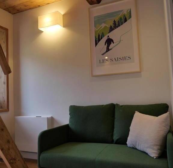 חדר סטנדרט נוף להרים, La Ferme D Hauteluce   Chambre D Hôtes