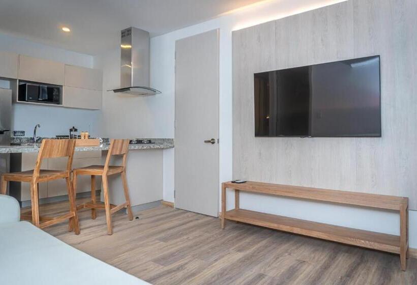 דירת שלושה חדרים, Wyndham Santa Marta Aluna Beach