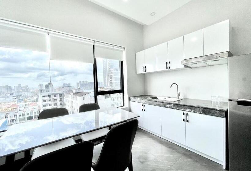 Апартаменты 1 Спальня с Балконом, Sky City View Appartements Sihanoukville