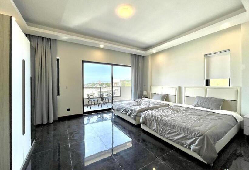 Апартаменты 1 Спальня с Балконом, Sky City View Appartements Sihanoukville