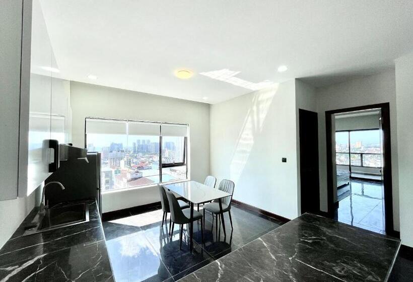 Апартаменты Пентхаус 1 Спальня, Sky City View Appartements Sihanoukville