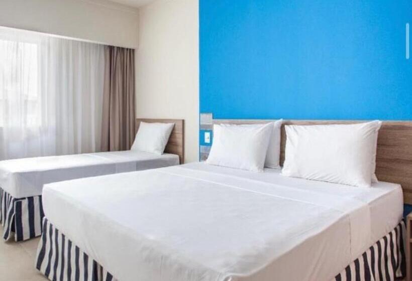 정원 전망 4인용 스탠다드 룸, Ondas Praia Resort
