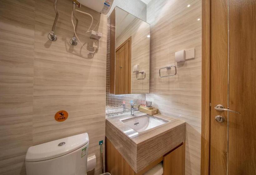 스탠다드 룸 더블 침대 2개, Hefei Tom