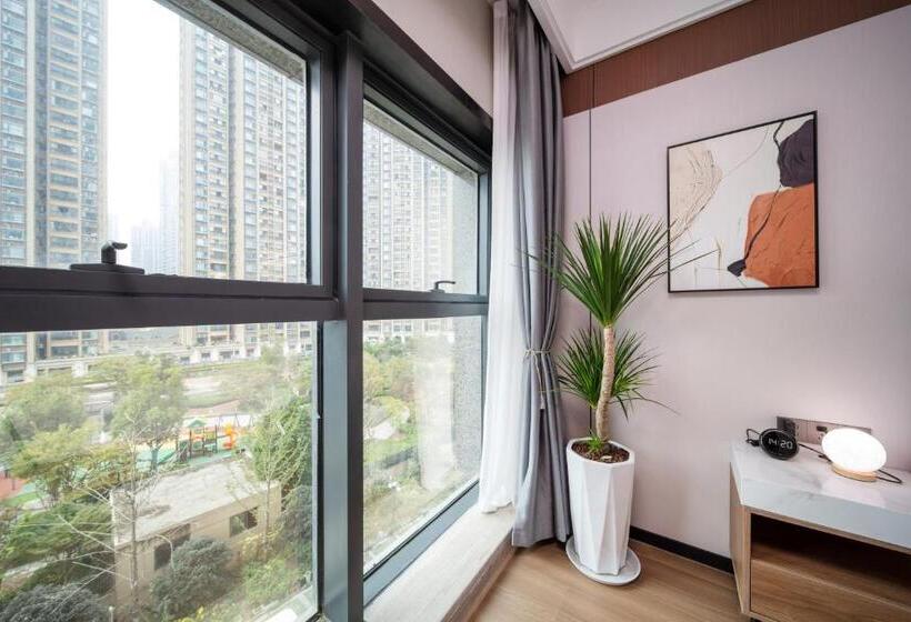 스탠다드 룸 킹사이즈 침대, Hefei Tom