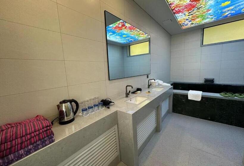 וילה דלוקס חדר שינה 1, Rainbow Valley Hot Spring