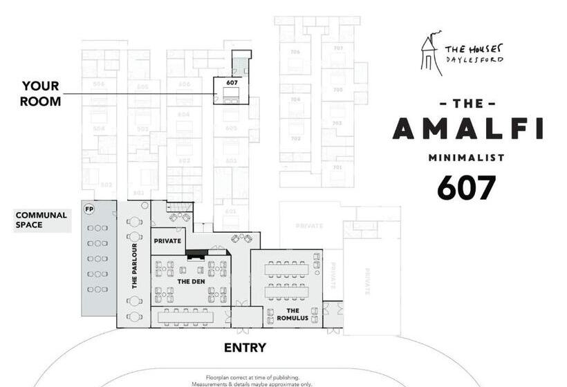 غرفة قياسية سرير كينج, The Amalfi Minimalist Room Z