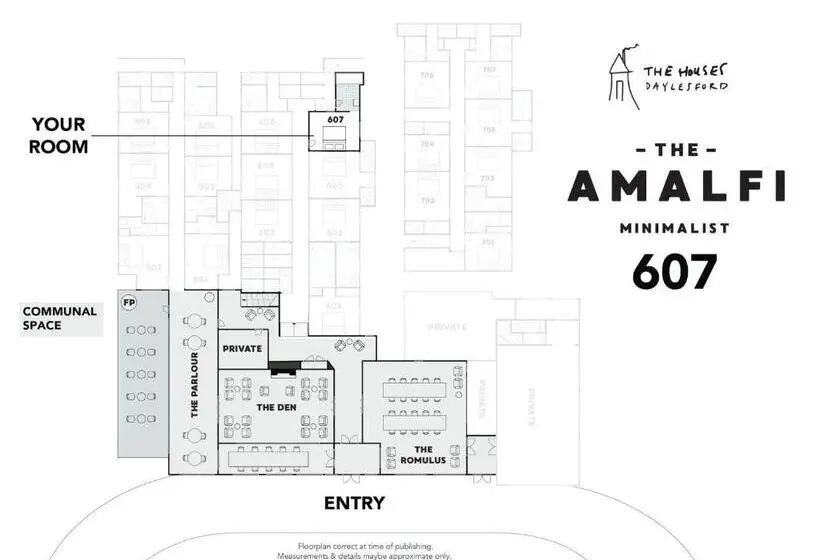 キングサイズベッドのスタンダードルーム, The Amalfi Minimalist Room Z