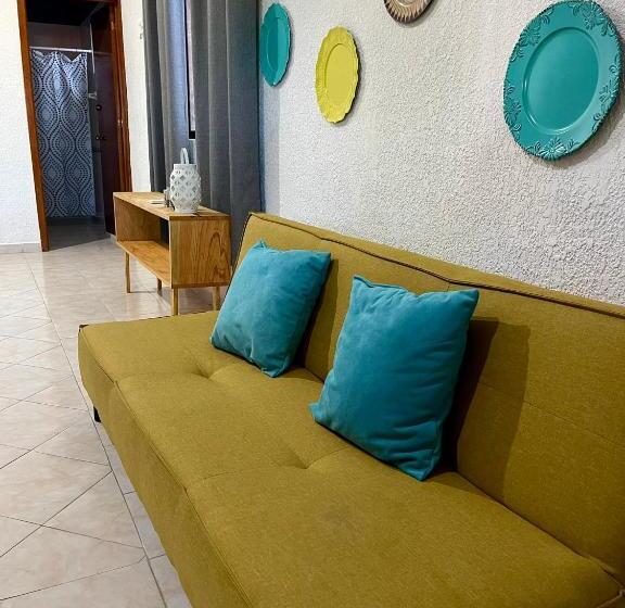 家庭间侧面带海景, Itzé Hostel Boutique   Progreso