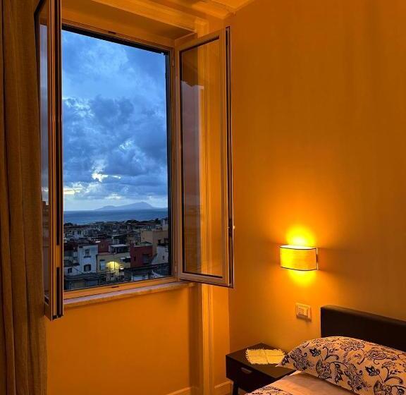 غرفة ديلوكس مطلّة علي البحر, Villa Gagliozzi