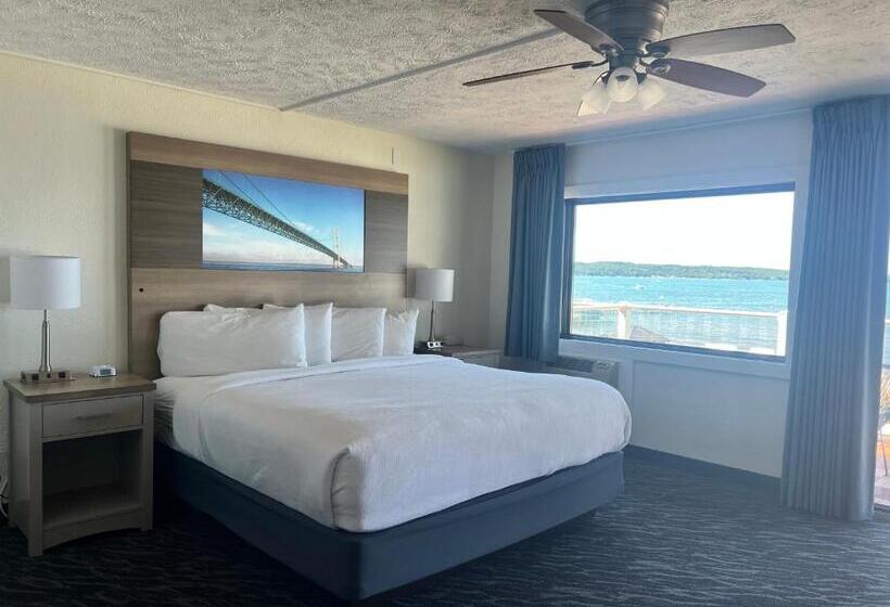 キングサイズベッド、ビュー付きデラックスルーム, The Beach Haus Resort