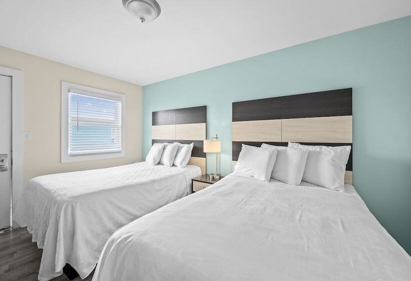 ２ダブルベッドのスタンダードルーム, Madison Beach Motel