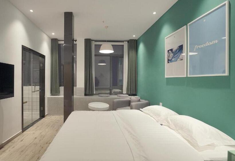 Quarto Estandar, Swan S Journey International Youth Hostel Changsha Wuyi Square Ifs Ifc