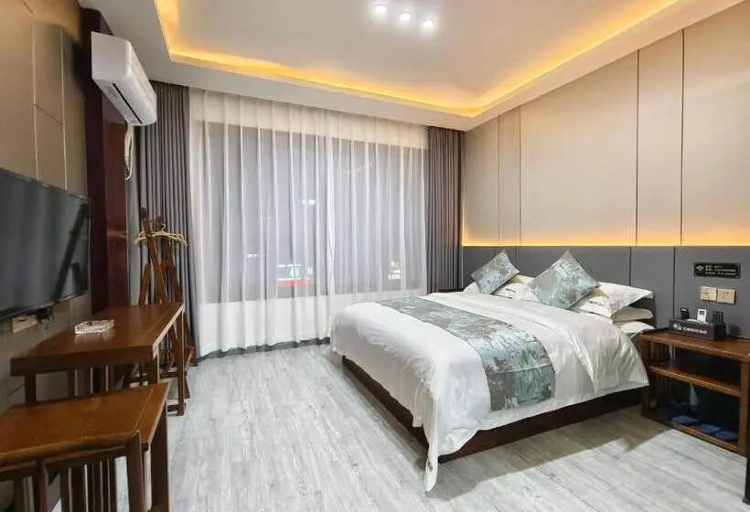 Deluxe-huone King-vuode, Zhangjiajie Borui Hotel   Tianmen Mountain