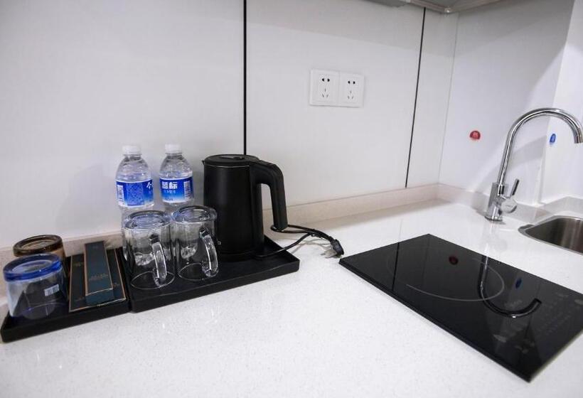 스탠다드 룸 킹사이즈 침대, Zhangjiajie Borui Hotel Tianmen Mountain