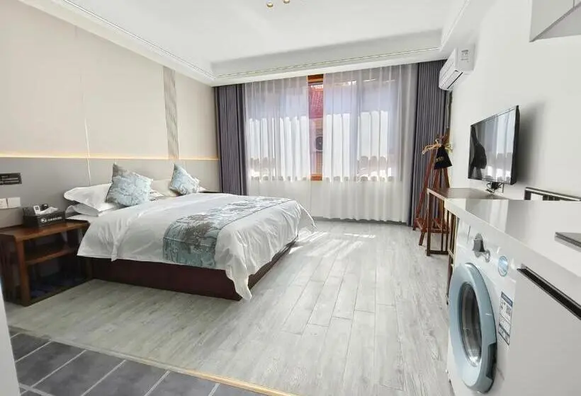 Deluxe-huone King-vuode, Zhangjiajie Borui Hotel   Tianmen Mountain