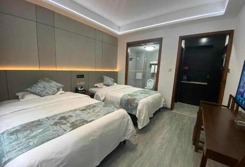 Comfort-huone, Zhangjiajie Borui Hotel   Tianmen Mountain