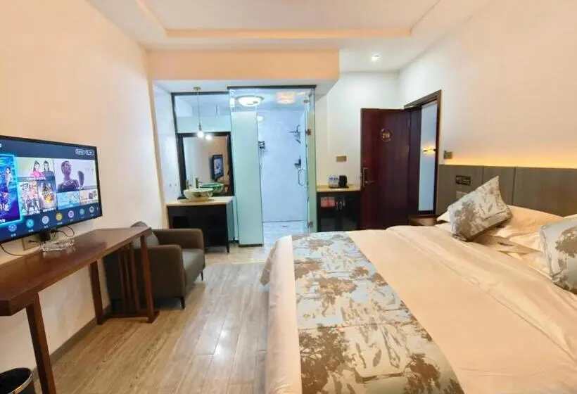 Standard-huone King-vuode, Zhangjiajie Borui Hotel   Tianmen Mountain