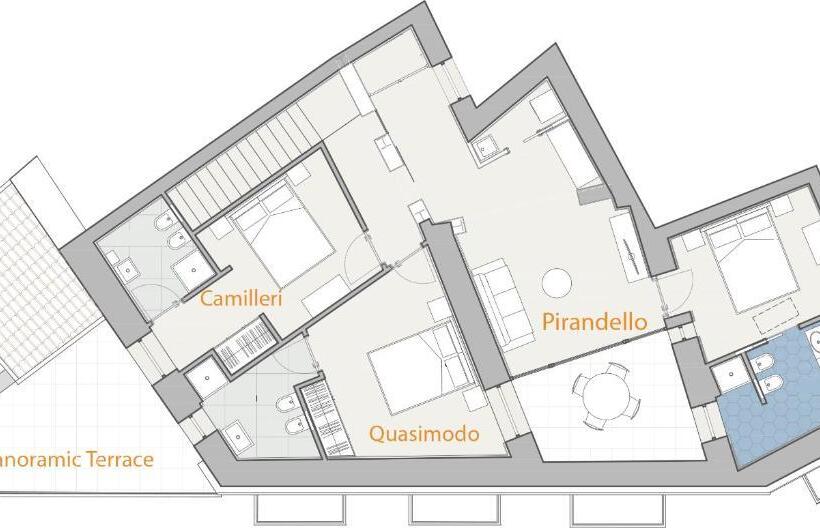 スイート(家族用), Casa Barú Scicli