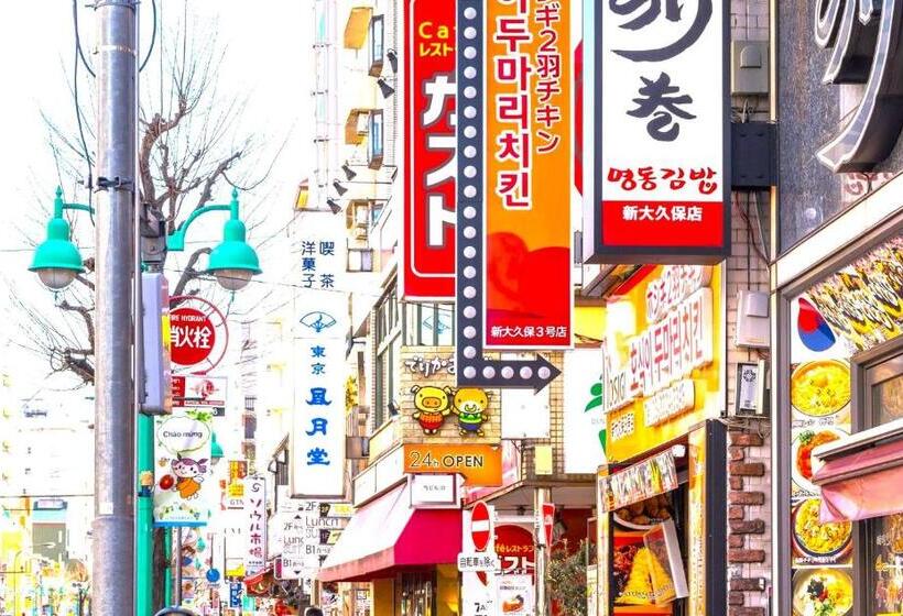 带2个卧室的公寓, Shinjuku Harusame Apartment  Twin Room