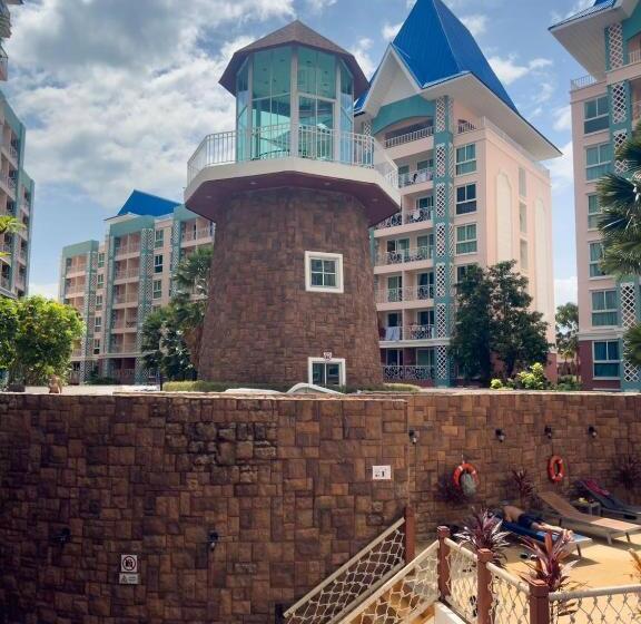 プールの見える１ベッドルームアパートメント, Grande Caribbean Condo Resort Pattaya G2008