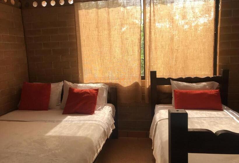 خانه 1 خوابه, Villas Del Bambú