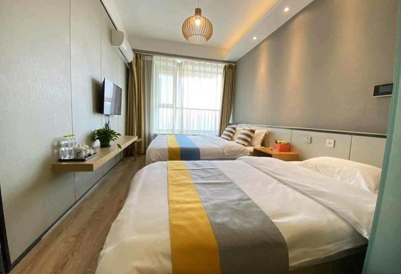 デラックスファミリールーム, Qingdao Shuiyunjian Apartment