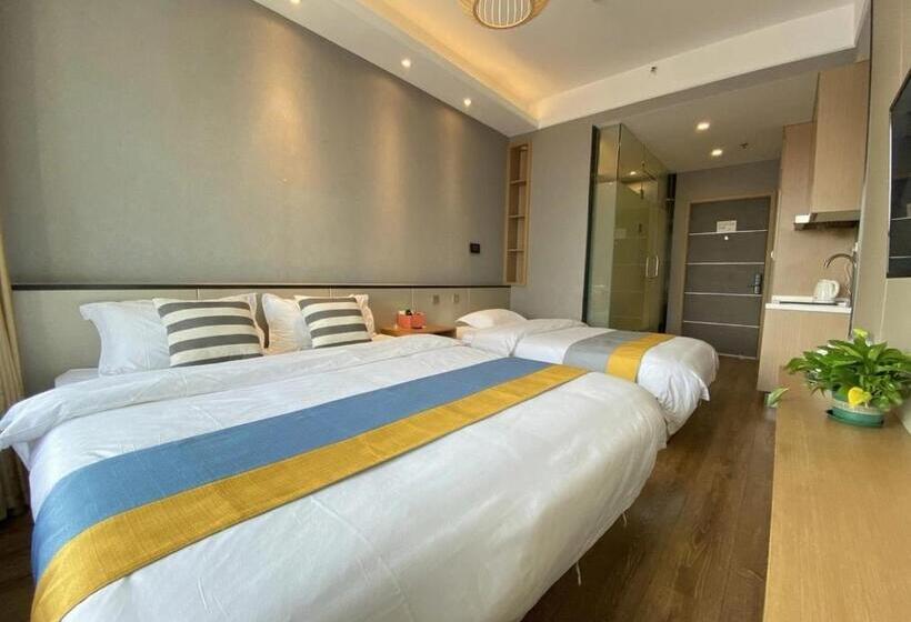디럭스 패밀리 룸, Qingdao Shuiyunjian Apartment