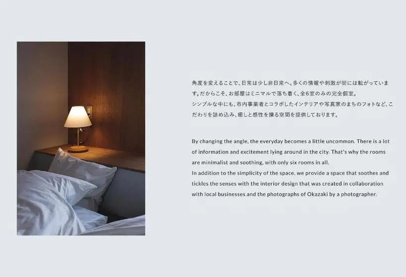 Standard Yhden Hengen Huone, Okazaki Micro Hotel Angle
