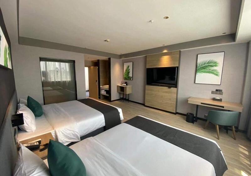 ファミリールーム, Thank Inn Plus Xinyang Gushi Liaocheng Avenue