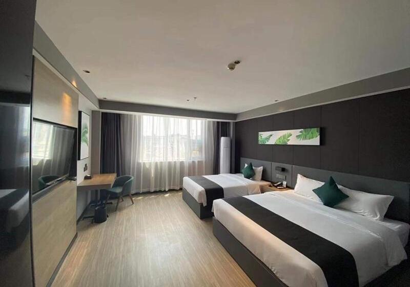 Семейный Номер, Thank Inn Plus Xinyang Gushi Liaocheng Avenue