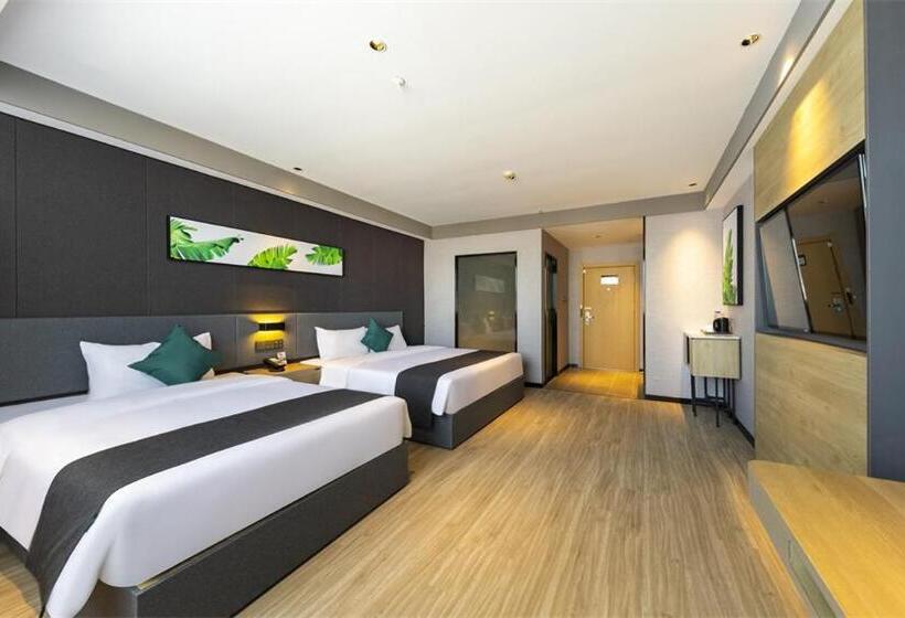 ファミリールーム, Thank Inn Plus Xinyang Gushi Liaocheng Avenue