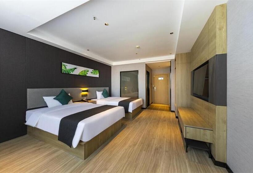 Люкс, Thank Inn Plus Xinyang Gushi Liaocheng Avenue