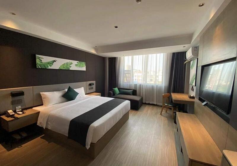 Номер Superior, Thank Inn Plus Xinyang Gushi Liaocheng Avenue