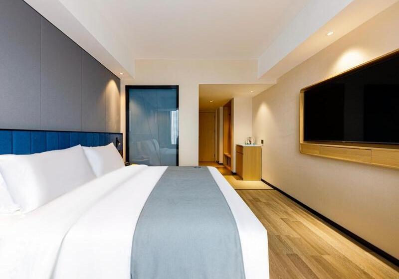 חדר דלוקס, Lanou Hotel Xuchang Caowei Ancient City