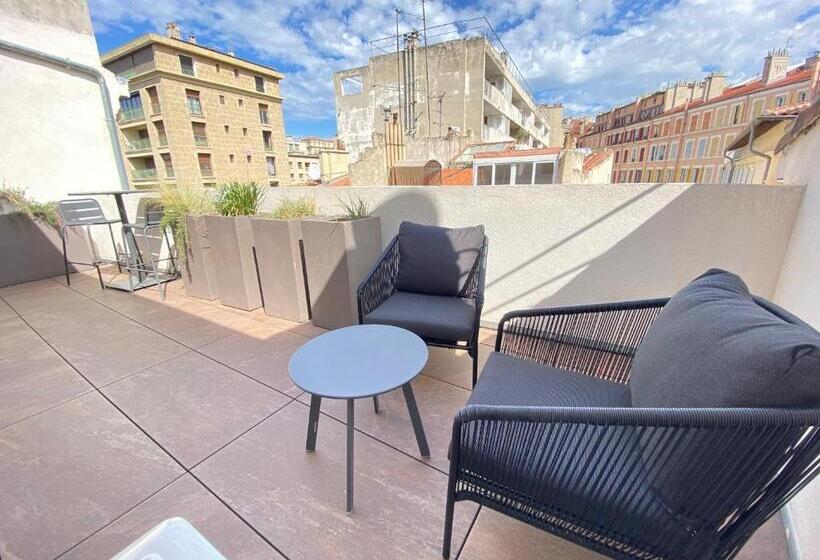 شقة غرفة واحدة مزودة بتراس, Les Toits Du Vieux Port