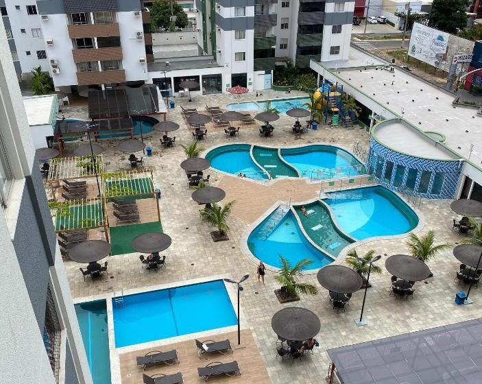 شقة غرفة واحدة, Aquarius Residence Caldas Novas 701d