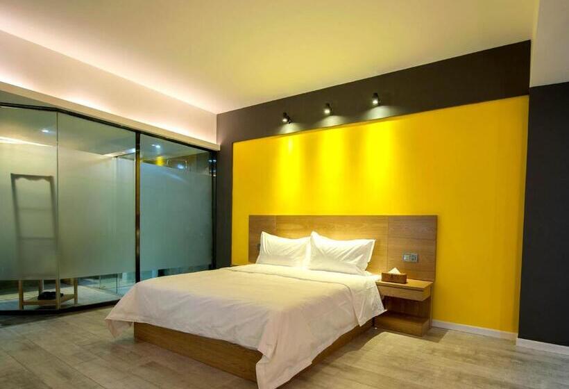 اتاق لوکس, Boutique Of Meditation With Cuisine & Night View, Exit 2 Liujiatai Station Line 9